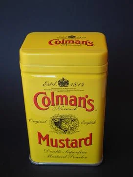 Colmans Mustard Stock Photos