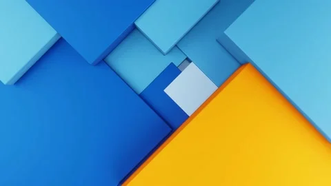 Coloful 4k cubes background animation loop Stock Footage 196084788