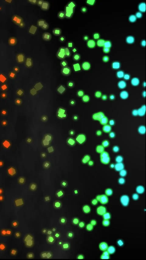 Coloful Bubbles on Black Background | 4K Floating Bubble Animation | Transparent Stock Footage 306749531