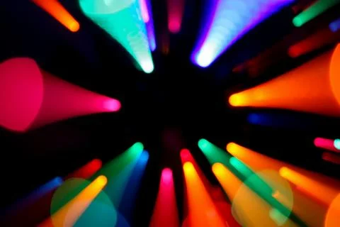 Coloful Light Zoom Illustration