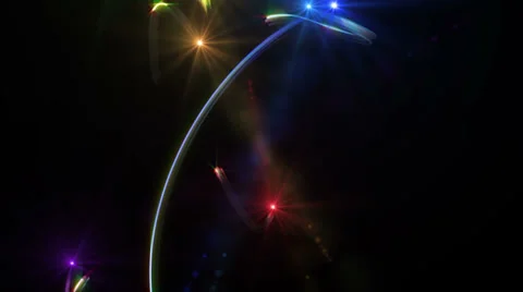 Coloful lights sparke dance Stock Footage 39388904