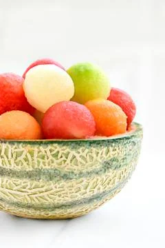 Coloful melon balls Stock-Fotos