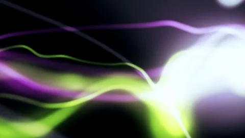 Coloful STRINGS Flowing Stock-Footage 72162053