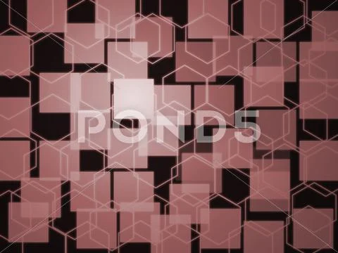 Colofull square dynamic abstract background Stock Illustration