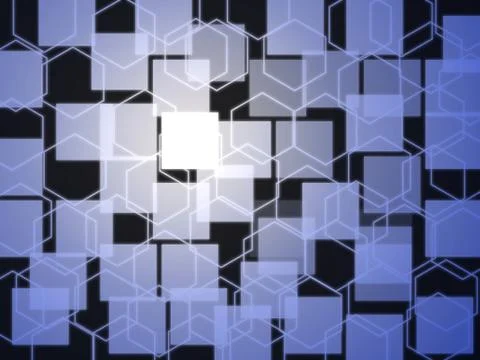 Colofull square dynamic abstract background Stock Illustration