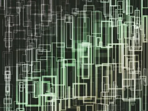 Colofull square dynamic abstract background Stock Illustration