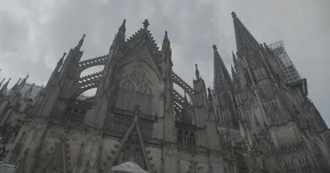 Cologne Cathedral / Cologne, Germany (Köln) - 4K Stock Footage 68501964
