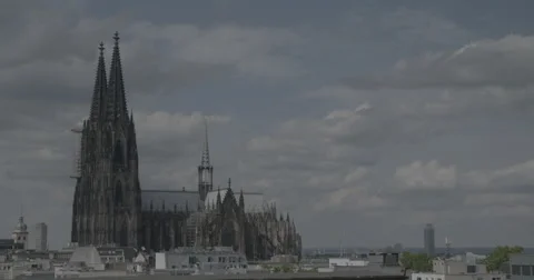 Cologne Cathedral - Cologne, Germany (Köln) - 4K Stock Footage 68505486