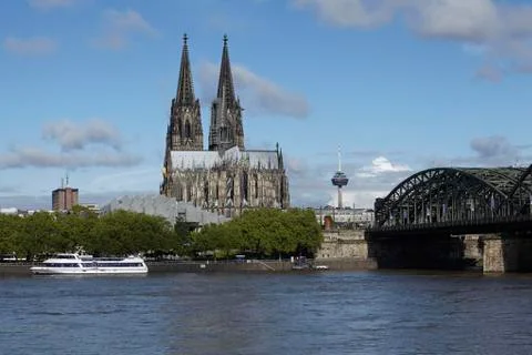 Cologne cathedral at daylight. Stock Photos
