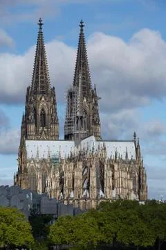 Cologne cathedral at daylight. Stock Photos