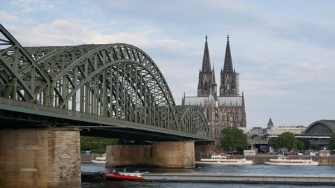 Cologne cathedral Stock Footage 90251167