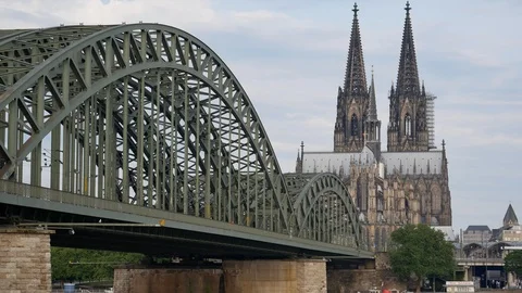 Cologne cathedral Stock Footage 90251170