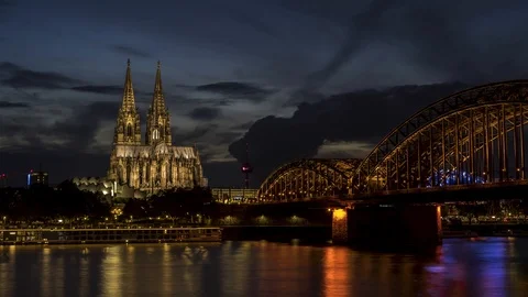 Cologne Cathedral Stock Footage 115693233