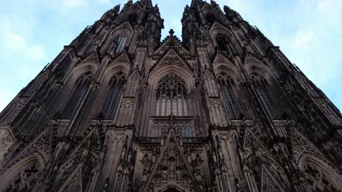 Cologne Cathedral front view Video stock 195295965