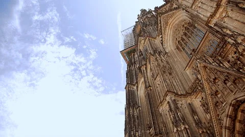 Cologne Cathedral in Germany Stock Footage 58858585