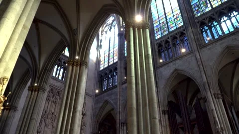 Cologne Cathedral Interior, Cologne Germany Stock-Footage 251744971
