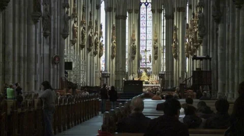 Cologne Cathedral in Koeln 動画素材 46638625