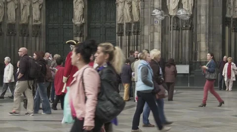 Cologne Cathedral in Koeln 動画素材 46640881