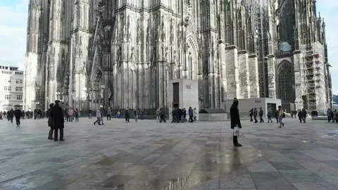 Cologne Cathedral. World Heritage Stock Footage 98466283