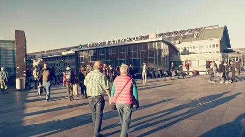 Cologne Central Station  Stock Footage 55691782