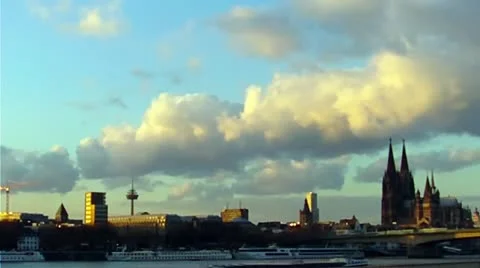 Cologne city timelapse 動画素材 11129377