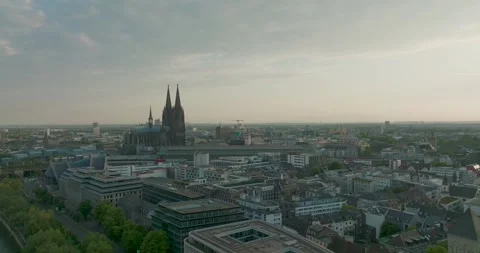 Cologne Cityscape Stock Footage 307437195