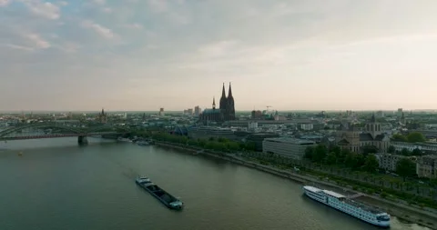 Cologne Cityscape Stock Footage 307437664