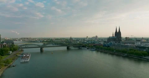 Cologne Cityscape Stock Footage 307438705