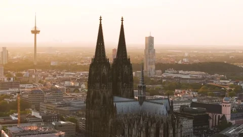 Cologne Cityscape Stock Footage 307439751