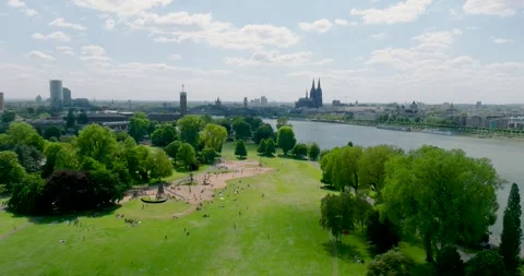 Cologne Cityscape Stock Footage 307444516
