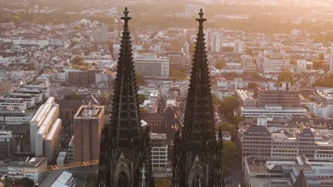 Cologne Cityscape Stock Footage 307447779