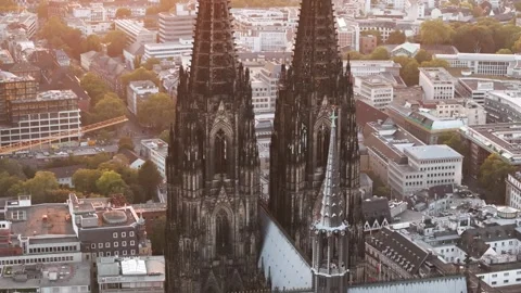 Cologne Cityscape Stock Footage 307448382