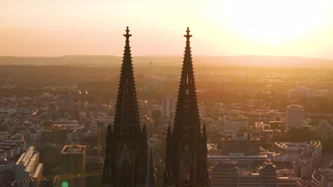 Cologne Cityscape Stock Footage 307449688