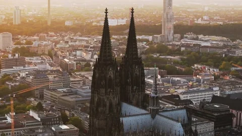 Cologne Cityscape Stock Footage 307450983