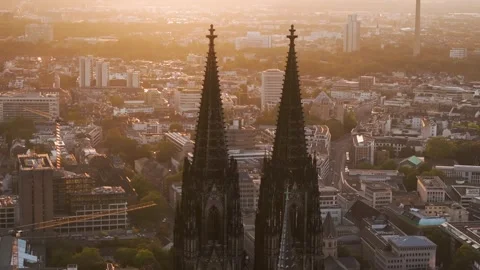 Cologne Cityscape Stock Footage 307451038