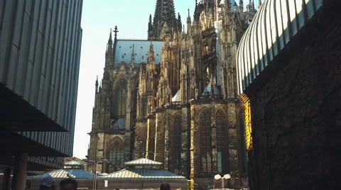 Cologne Dom Cathedral in Cologne Germany Video stock 55654161