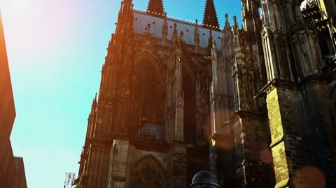 Cologne Dom Cathedral in Cologne Germany 動画素材 55654227