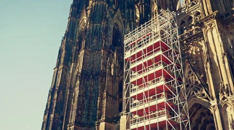 Cologne Dom Cathedral in Cologne Germany Stock Footage 55654579