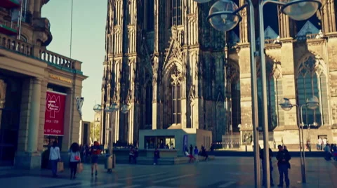 Cologne Dom Cathedral in Cologne Germany Video stock 55655105