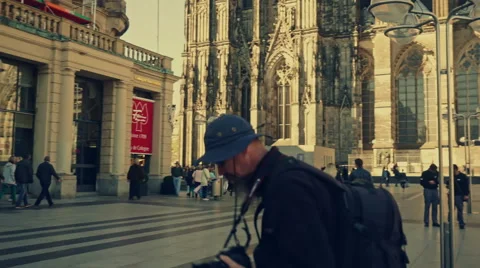 Cologne Dom Cathedral in Cologne Germany Stock Footage 55655596