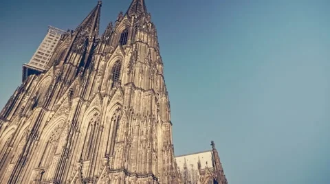 Cologne Dom Cathedral in Cologne Germany Stock Footage 55691253