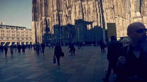 Cologne Dom Cathedral in Cologne Germany Stock Footage 55691584