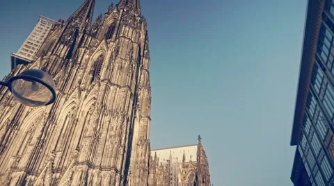 Cologne Dom Cathedral in Cologne Germany Stock Footage 55693476