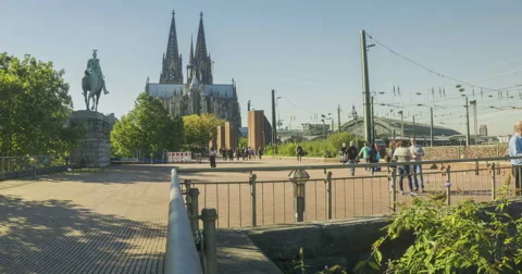 Cologne Dome Cathedral Stock Footage 55830443