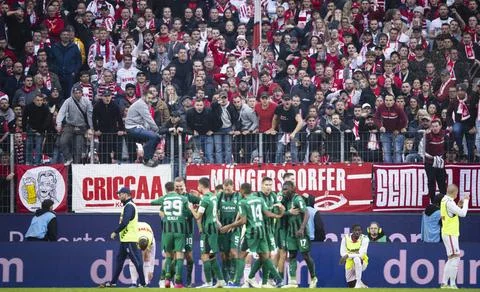  Cologne, Germany. 22nd Oct 2023. Kölner Fans ärgern sich 1. FC Köln - Bor Stock Photos