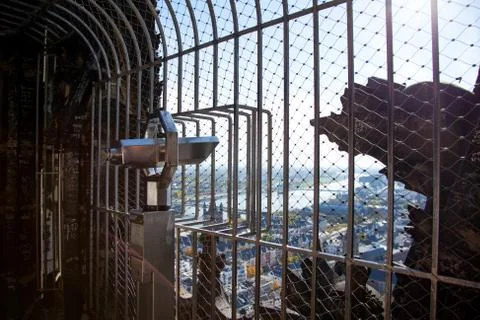 Cologne, Germany - october, 2018 The upper part of the tower of Cologne Cathe Stock Photos