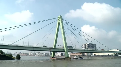 Cologne, Germany, Panoramic view in Summer Stock Footage 42509250