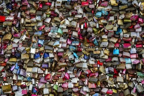 Cologne lockers Stock Photos
