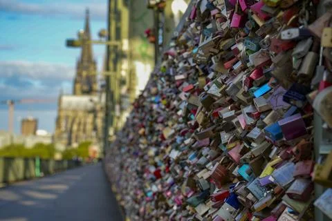 Cologne lockers Stock Photos