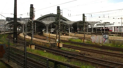Cologne main station Stock Footage 3569429
